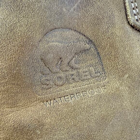 Sorel Out N About Women's Brown Suede Leather Lace Up Ankle Duck Boots Size 7 - Picture 5 of 6